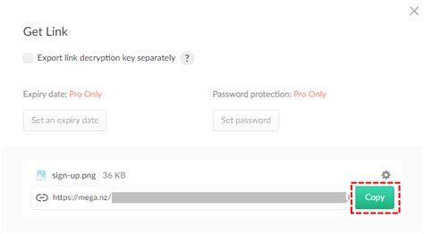 How to upload and share files on MEGA .